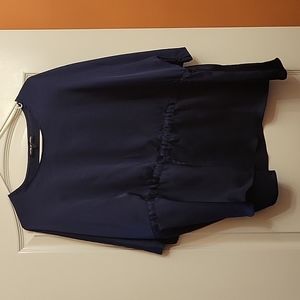 House of lancry two piece navy blue set size large